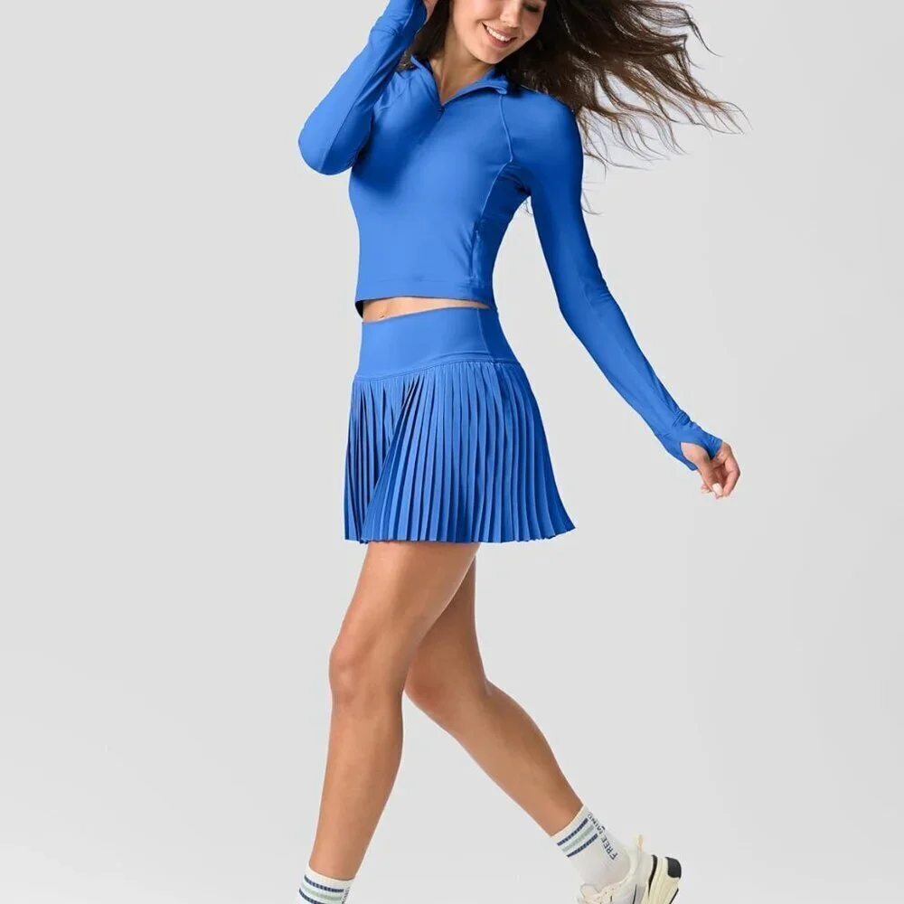 Pleated Tennis Skirt with Pockets Women’s Lightweight High Waisted Golf Skorts